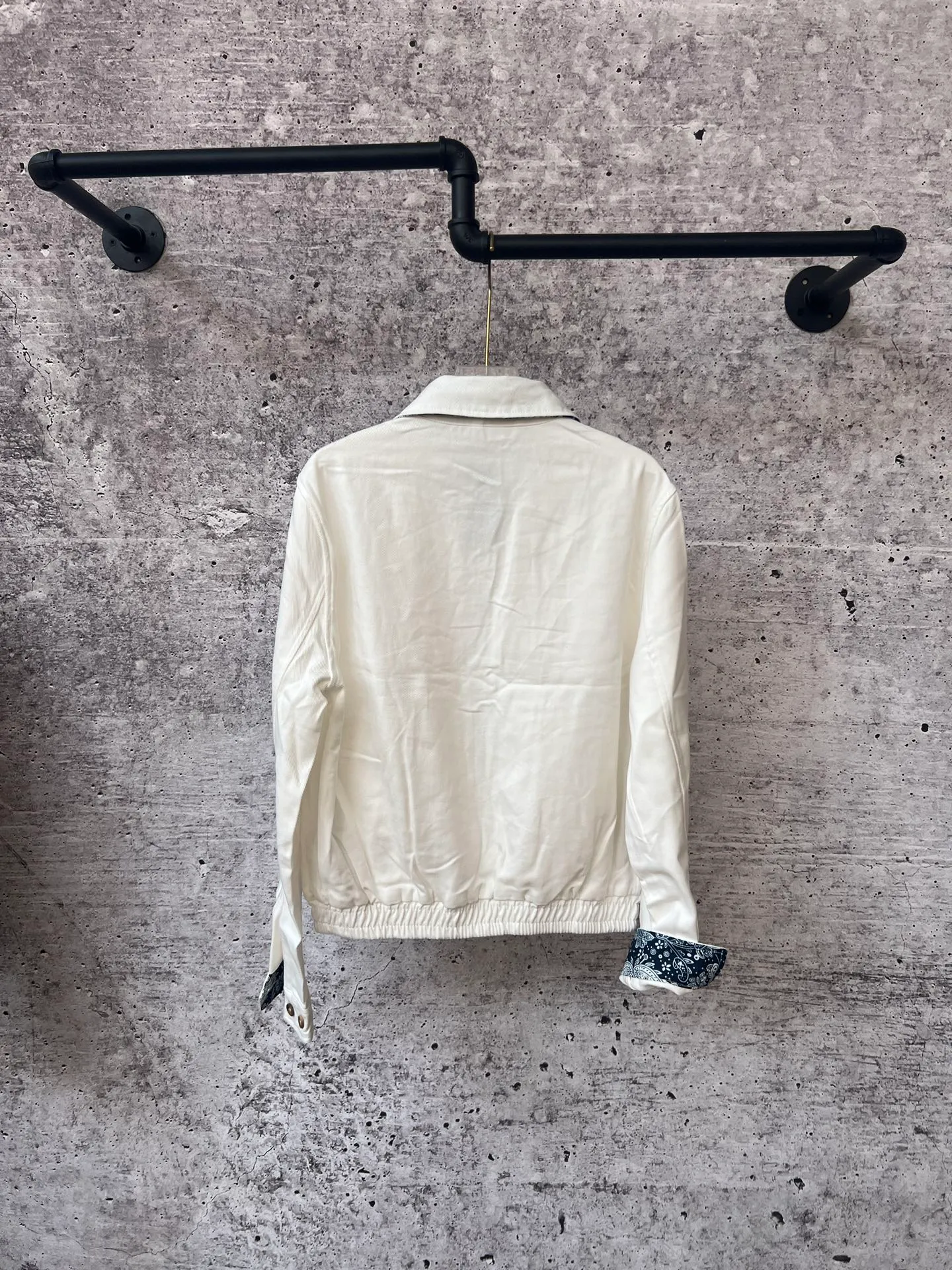 P310 Ralph Lauren autumn old style classic lapel women's twill washed jacket, a popular item in Xiaohongshu's major live broadcast rooms, pony embroidery on the chest, cracked printed letters on the sleeves, customized hardware accessories, and restored workmanship details